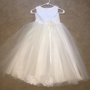 White formal dress